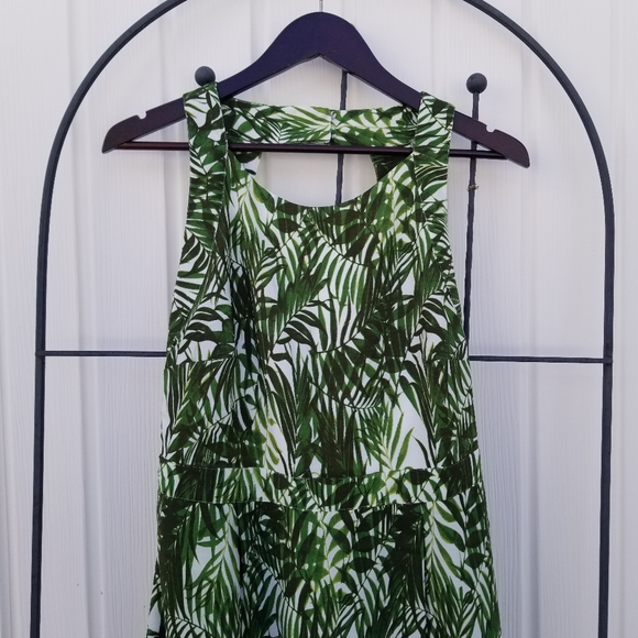 Revolution botanical empire maxi green and blue beach dress 8 - Picture 2 of 13